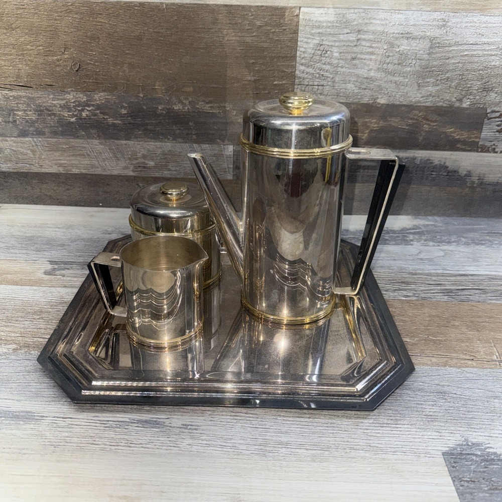 Silver Plated 4 Piece Coffee /  Tea Service 1990's